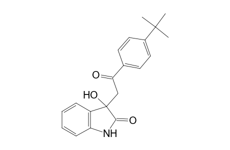 1H-Indol-2(3H)-one, 3-(4-tert-butylbenzoyl)methyl-3-hydroxy-