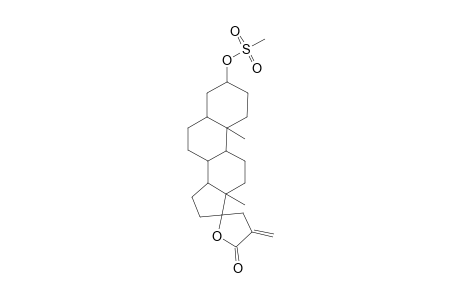 Spiro(androstan-17,5'-furan-2'-one), 3',4'-dihydro-3'-methylene-3-(methylsulfonyloxy)-