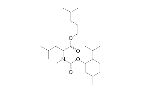 L-Leucine, N-methyl-N-((1R)-(-)-menthyloxycarbonyl)-, isohexyl ester