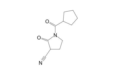 1-CYCLOPENTANECARBONYL-2-OXO-3-PYRROLIDINE-CARBONITRILE