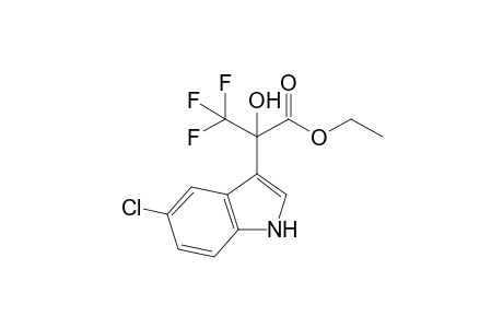 Ethyl 2-(5-chloro-1H-indol-3-yl)-3,3,3-trifluoro-2-hydroxypropanoate
