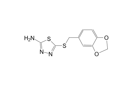 5-[(1,3-benzodioxol-5-ylmethyl)sulfanyl]-1,3,4-thiadiazol-2-amine