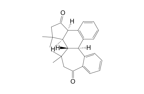 Benzo[6,7]cyclohepta[1,2-a]cyclopenta[c]naphthalene-5,10-dione, 4b,6,7,7a,7b,8,9,14b-octahydro-7,7,8,8-tetramethyl-, (4b.alpha.,7a.alpha.,7b.beta.,14b.alpha.)-