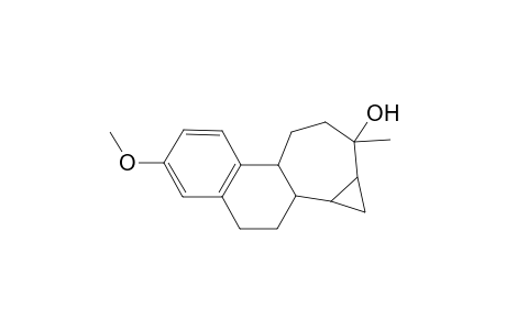 Cyclopropa[3,4]cyclohepta[1,2-a]naphthalen-10-ol, 1,1a,1b,2,3,7b,8,9,10,10a-decahydro-5-methoxy-10-methyl-