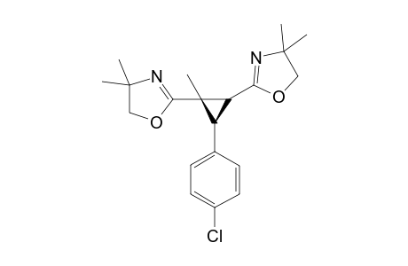 (1R*,2S*)-1-Methyl-cis-1,2-bis(4,4-dimethyl-2-oxazolin-2-yl)-trans-3-(4-chlorophenyl)cyclopropane