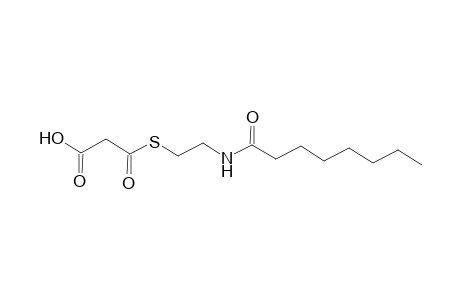 Malonic acid, thio-, S-ester with N-(2-mercaptoethyl)octanamide