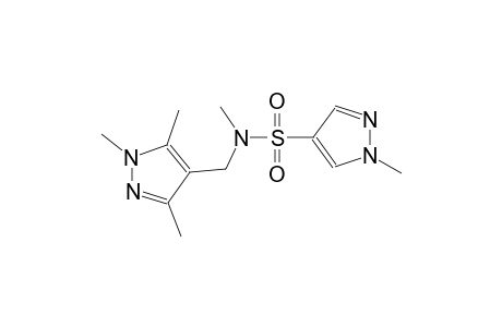 1H-pyrazole-4-sulfonamide, N,1-dimethyl-N-[(1,3,5-trimethyl-1H-pyrazol-4-yl)methyl]-
