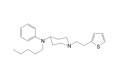 N-Pentyl-N-phenyl-1-[2-(thiophen-2-yl)ethyl]piperidin-4-amine