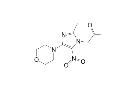 2-Methyl-4-(morpholin-4-yl)-5-nitro-1-(2-oxopropyl)-imidazole