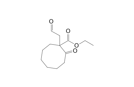Ethyl 2-oxo-1-(2-oxoethyl)cyclooctanecarboxylate