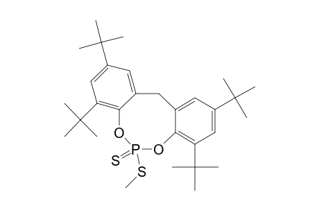 1,3,7,9-tetratert-butyl-11-(methylthio)-11-sulfanylidene-5H-benzo[d][1,3,2]benzodioxaphosphocin