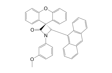 2-(ANTHRACEN-9-YL)-1-(3-METHOXYPHENYL)-SPIRO-[AZETIDINE-3,9'-XANTHEN]-4-ONE