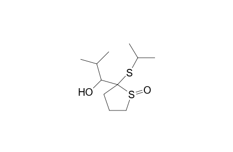 (E)-2-(1-Hydroxy-2-methylpropyl)-2-(isopopylthio)thiolane 1-oxide
