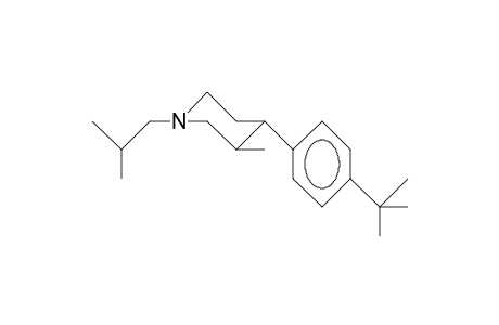 trans-3-Methyl-4-(4-tert-butyl-phenyl)-1-isobutyl-piperidine