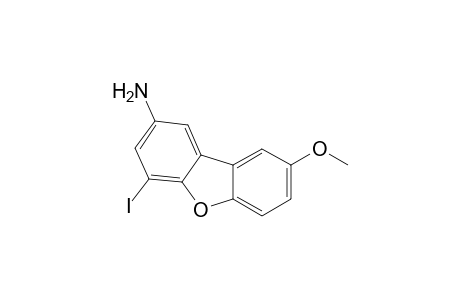 2-Dibenzofuranamine, 4-iodo-8-methoxy-