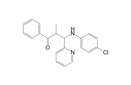 3-[(4-Chloropheny)amino]-2-methyl-1-phenyl-3-(2-pyridyl)propan-1-one