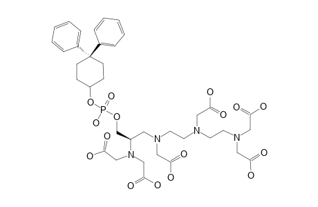 #4;(R)-[[2-(CARBOXYMETHYL-[2-DICARBOXYMETHYLAMINO-3-[(4,4-DIPHENYLCYCLOHEXYLOXY)-HYDROXYPHOSPHORYLOXY]-PROPYL]-AMINO)-ETHYL]-2-DICARBOXYMETHYLAMINOETHYL)-AMINO