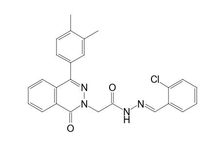 [4-(3,4-Dimethylphenyl)-1(2H)-oxo-phthalazin-2-yl]aceticacid[1-(2-chlorophenyl)methylidenehydrazide]