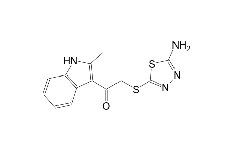 2-[(5-amino-1,3,4-thiadiazol-2-yl)sulfanyl]-1-(2-methyl-1H-indol-3-yl)ethanone