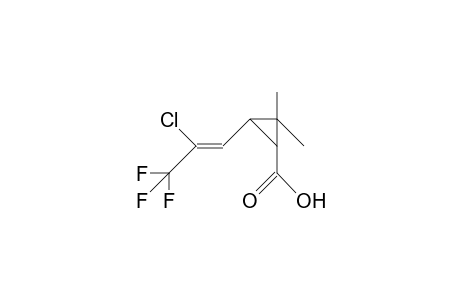 cis-2-(2-Chloro-3,3,3-trifluoro-1-propenyl)-3,3-dimethyl-cyclopropanecarboxylic acid