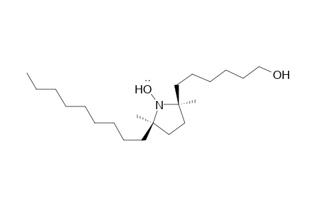 trans-(.+-.)-2-(6-Hydroxyhexyl)-2,5-dimethyl-5-nonyl-1-pyrrolidinyloxy