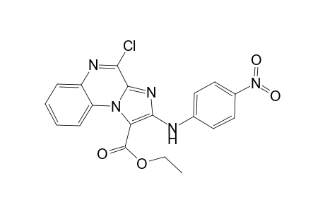 Ethyl 4-chloro-2-(4-nitrophenylamino)imidazo[1,2-a]quinoxaline-1-carboxylate