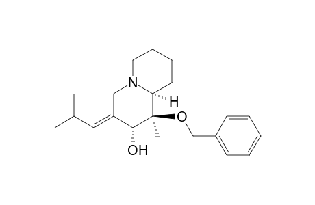 (1R,2R,3E,9aS)-1-benzoxy-1-methyl-3-(2-methylpropylidene)quinolizidin-2-ol