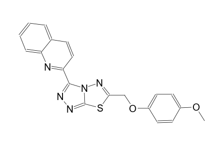 quinoline, 2-[6-[(4-methoxyphenoxy)methyl][1,2,4]triazolo[3,4-b][1,3,4]thiadiazol-3-yl]-