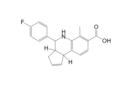 3H-cyclopenta[c]quinoline-7-carboxylic acid, 4-(4-fluorophenyl)-3a,4,5,9b-tetrahydro-6-methyl-, (3aS,4R,9bR)-