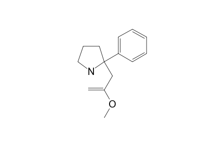 2-(2-methoxyprop-2-enyl)-2-phenylpyrrolidine