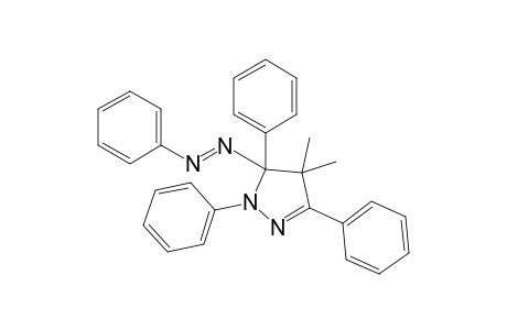 4,4-Dimethyl-1,3,5-triphenyl-5-(phenylazo)-2-pyrazoline