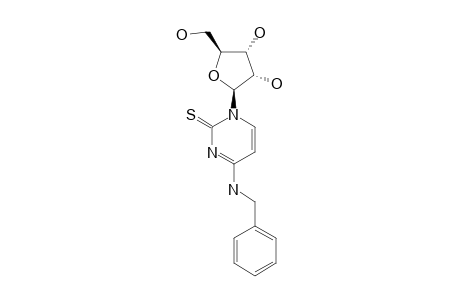 4-BENZYLAMINO-1-(2,3,5-TRIHYDROXY-BETA-D-RIBOFURANOSYL)-PYRIMIDINE-2(1H)-THIONE