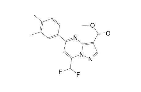 methyl 7-(difluoromethyl)-5-(3,4-dimethylphenyl)pyrazolo[1,5-a]pyrimidine-3-carboxylate