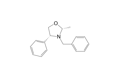 (2R,4R)-2-methyl-4-phenyl-3-(phenylmethyl)-1,3-oxazolidine