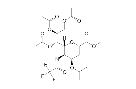 METHYL-7,8,9-TRI-O-ACETYL-2,6-ANHYDRO-3,5-DIDEOXY-4-O-ISOPROPYL-5-[(TRIFLUOROACETYL)-AMINO]-D-GLYCERO-D-TALO-NON-2-ENOATE