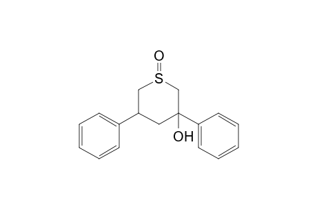 3,5-Diphenyl-3-hydroxy-1-thiacyclohexane-1-oxide