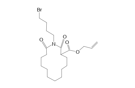 1-(4'-BROMOBUTYL)-2,14-DIOXO-1-AZACYCLOTETRADECAN-3-CARBOXYLIC-ACID-ALLYLESTER