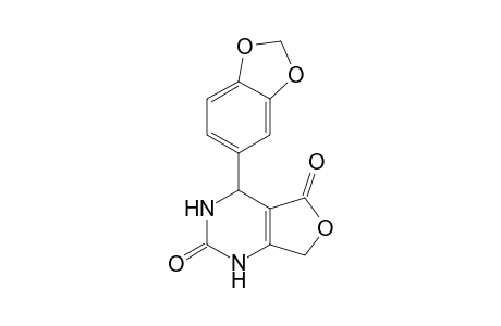 4-(1,3-Benzodioxol-5-yl)-4,7-dihydrofuro[3,4-d]pyrimidine-2,5(1H,3H)-dione