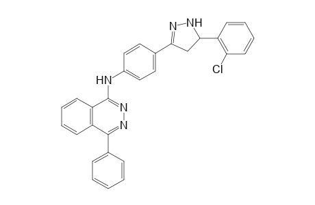 (R,S)-N-{4-[3-(2-Chlorophenyl)-4,5-dihydro-1H-pyrazol-5-yl]phenyl}-4-phenylphthalazin-1-amine