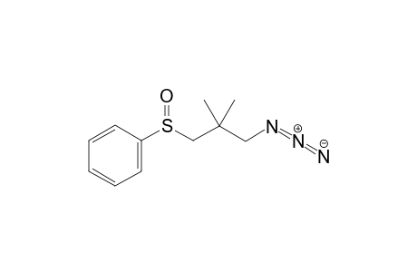 [(3-Azido-2,2-dimethylpropyl)sulfinyl]benzene