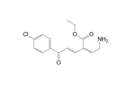 Ethyl ester of 2-(2-aminoethylidene)-4-(4-chlorobenzoyl)-3-butenoic acid