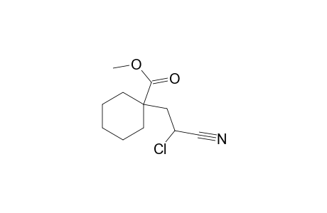 Methyl (2-chloro-2-cyanoethyl)-1-cyclohexanecarboxylate