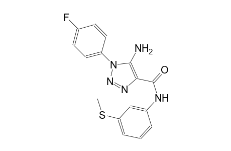 1H-1,2,3-triazole-4-carboxamide, 5-amino-1-(4-fluorophenyl)-N-[3-(methylthio)phenyl]-