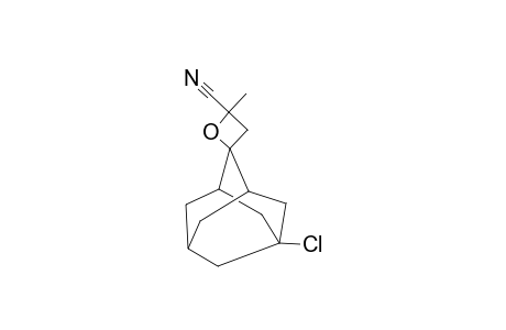 ANTI-5-CHLORO-4'-CYANO-4'-METHYLSPIRO-[ADAMANTANE-2,2'-OXETANE]
