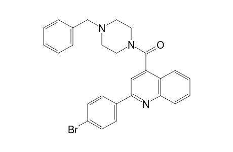 (4-benzylpiperazin-1-yl)-[2-(4-bromophenyl)-4-quinolyl]methanone