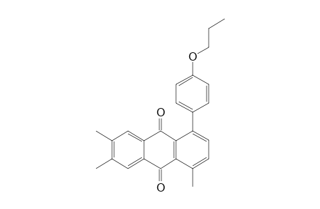 1-(4-PROPOXYPHENYL)-4,6,7-TRIMETHYL-ANTHRAQUINONE