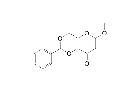 6-Methoxy-2-phenyl-4a,6,7,8a-tetrahydro-4H-pyrano[3,2-d][1,3]dioxin-8-one