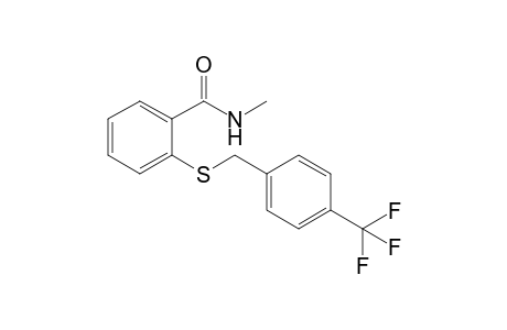 N-Methyl-2-(4-(trifluoromethyl)benzylthio)benzamide