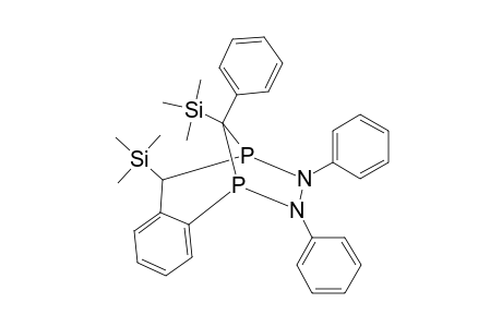 10,11,12-TRIPHENYL-8,12-BIS-(TRIMETHYLSILYL)-10,11-DIAZA-1,9-DIPHOSPHATRICYCLO-[7.2.1.0(2,7)]-DODECA-2,4,6-TRIENE