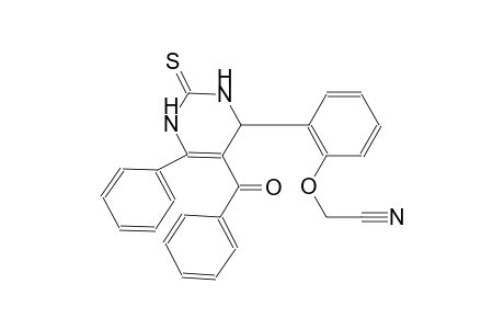 [2-(5-benzoyl-6-phenyl-2-thioxo-1,2,3,4-tetrahydro-4-pyrimidinyl)phenoxy]acetonitrile